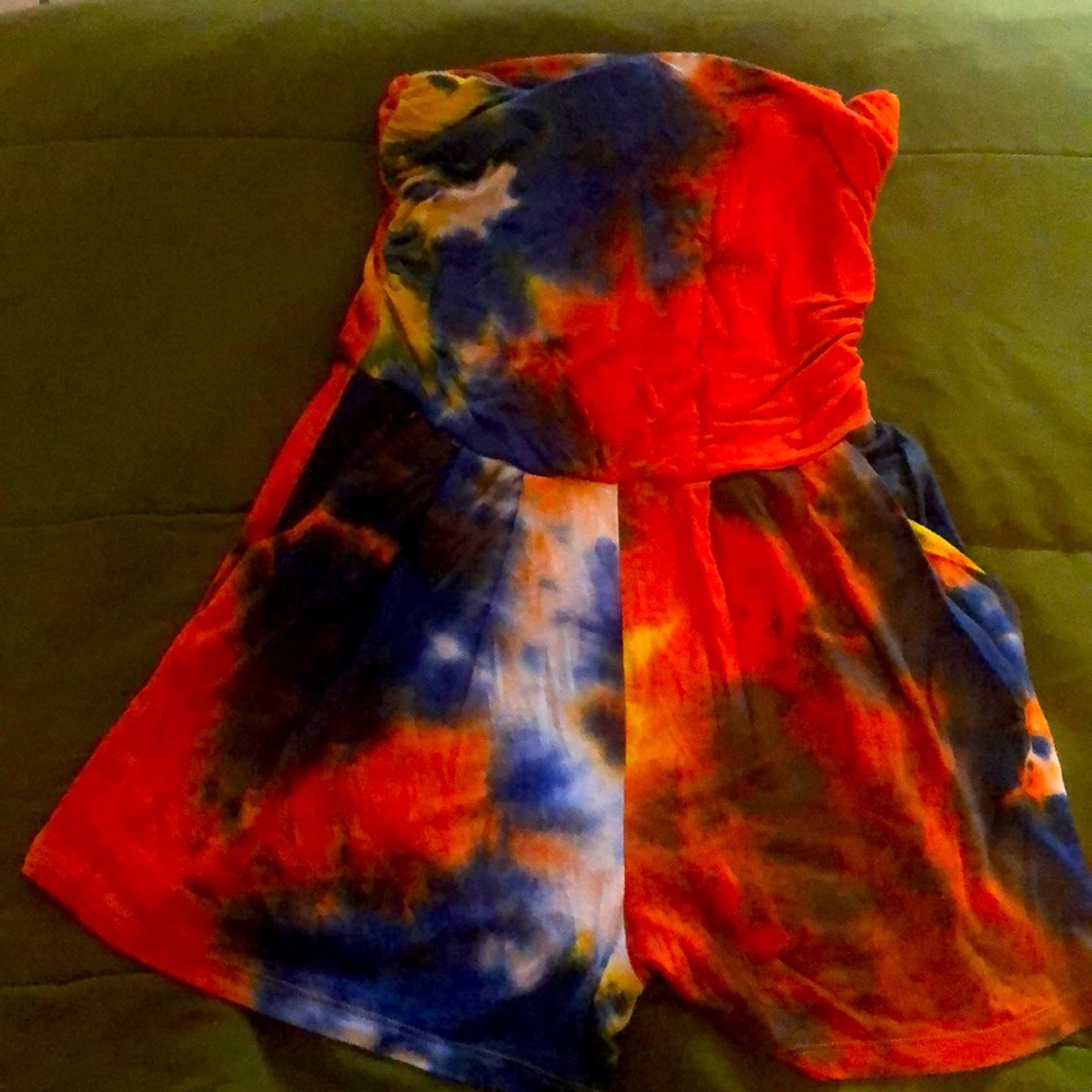 Beautiful one piece practically new very soft and comfortable